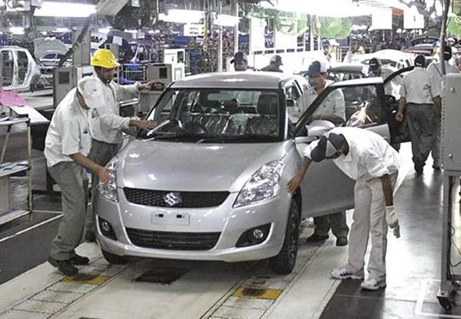 ECONOMIC SHUTDOWN REFLECTED MARUTI SUZUKI ANNOUNCED PRODUCTION STOP 